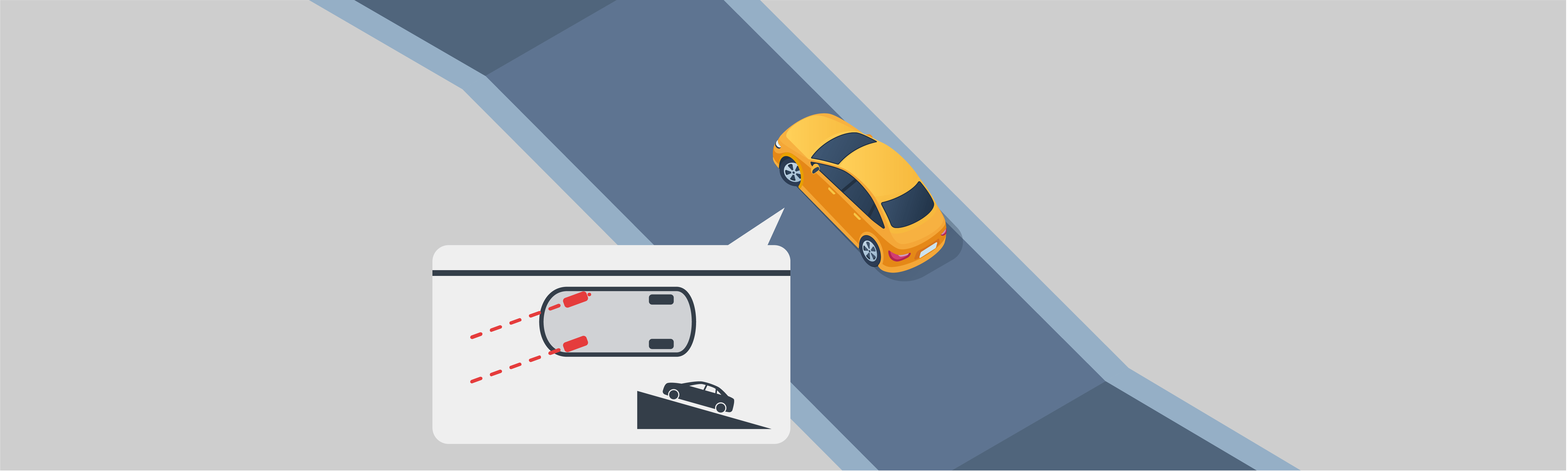 Parking - What should you do when parking your vehicle facing uphill on a road with a curb?