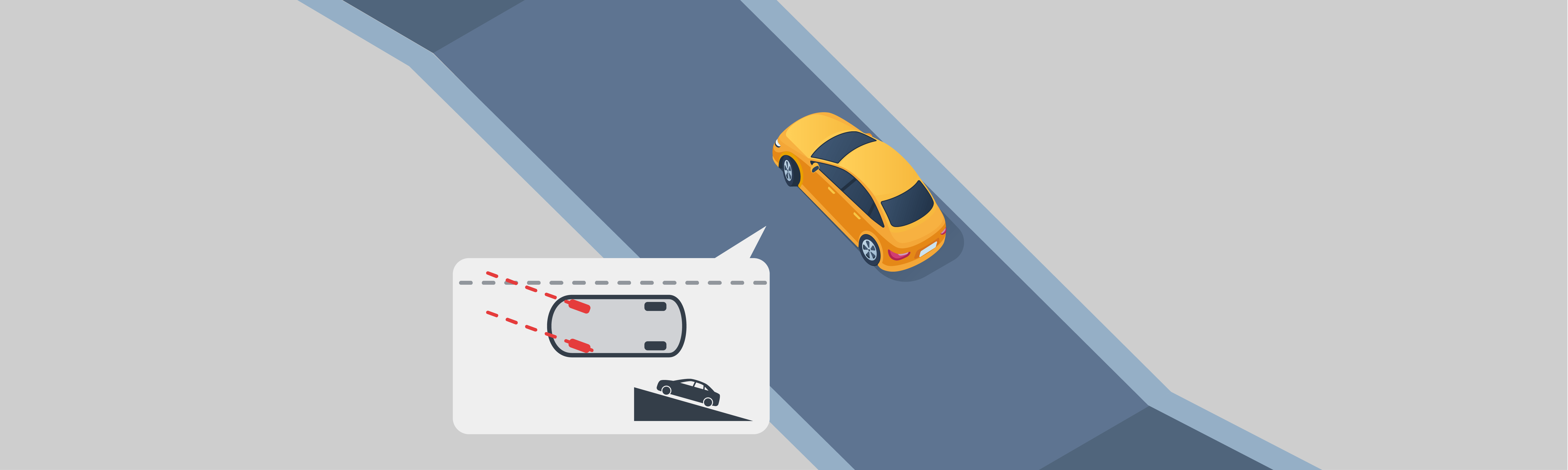 Parking - What should you do when parking your vehicle facing uphill on a road without a curb?