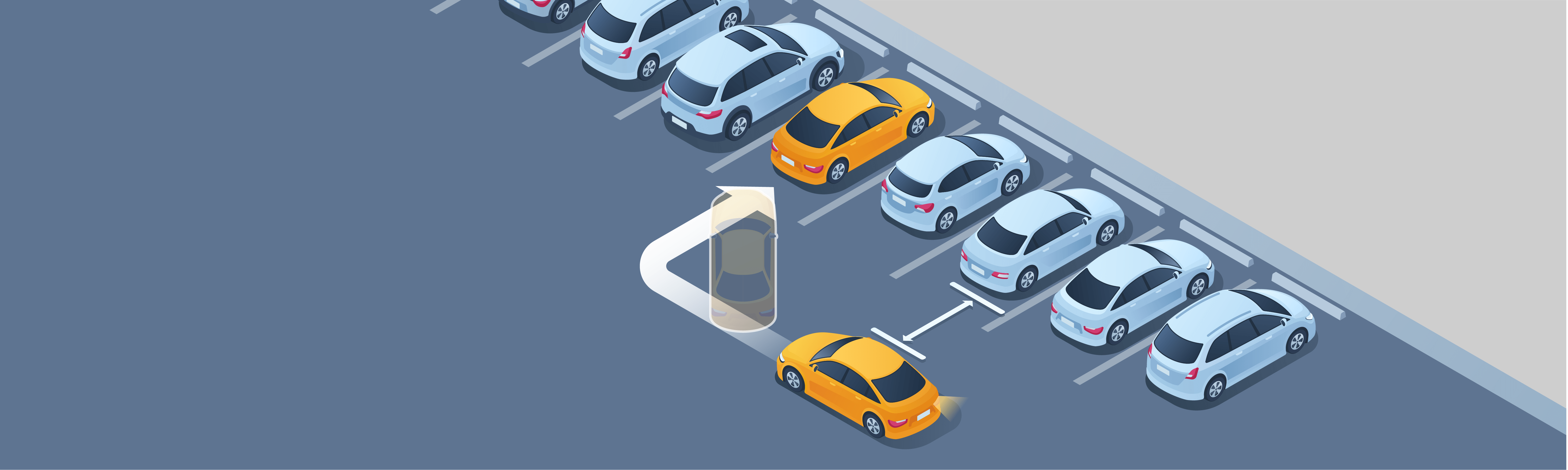 The Basics Of Driving - How should you move your vehicle into a perpendicular parking space to your right?