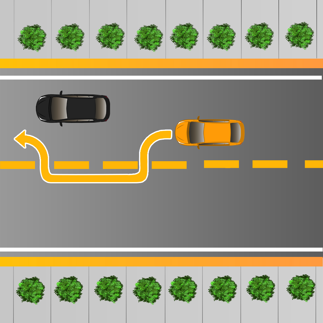 Test 7 - When is it permitted to safely pass vehicles on the right?