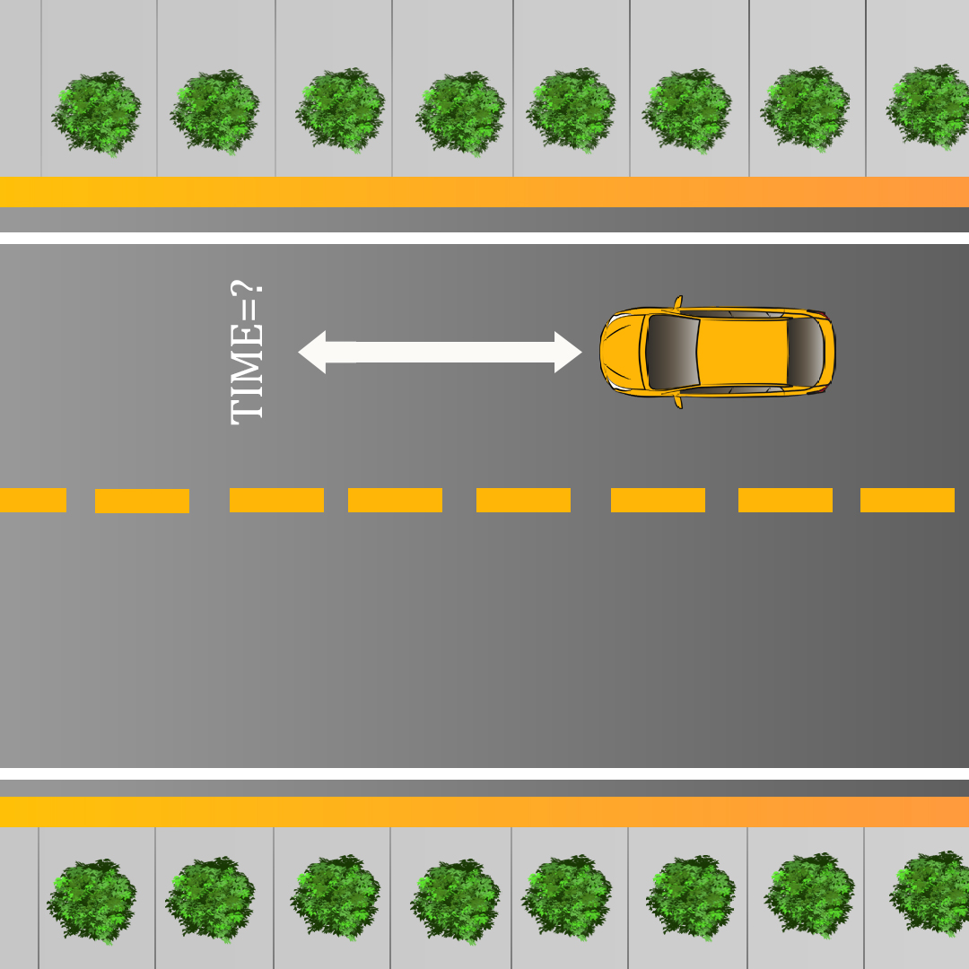 Test 2 - What method is best to judge distance while driving?