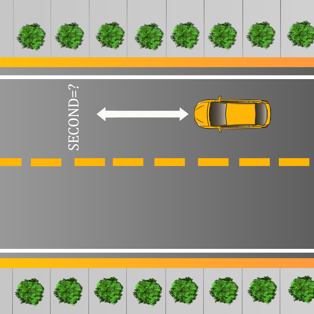 Test 2 - Where should you look while steering to go straight?