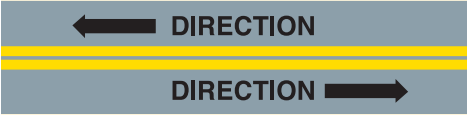 Traffic Signs - What does the solid yellow line mean?