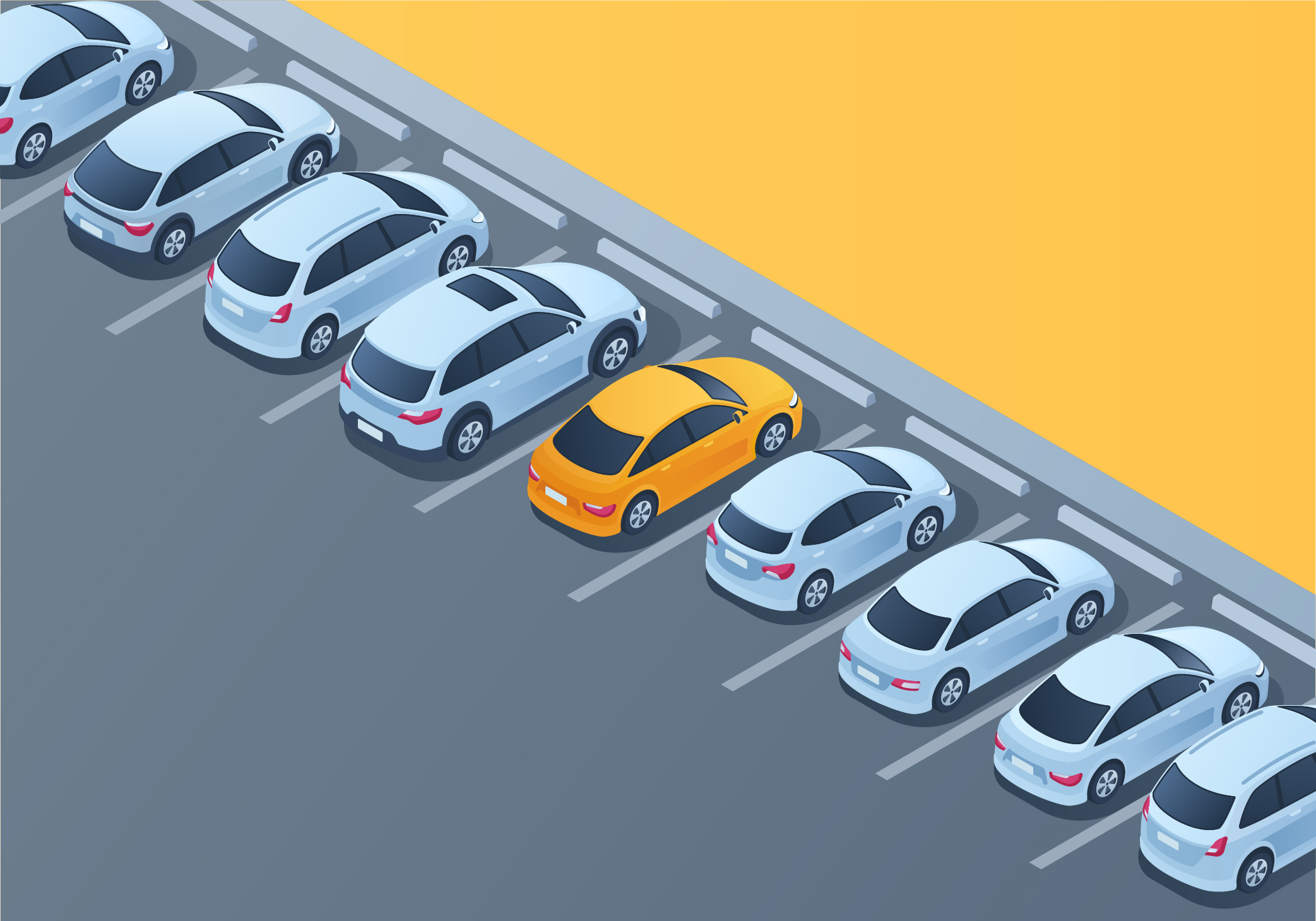 How should your vehicle be positioned in the parking space? - How should your vehicle be positioned in the parking space?