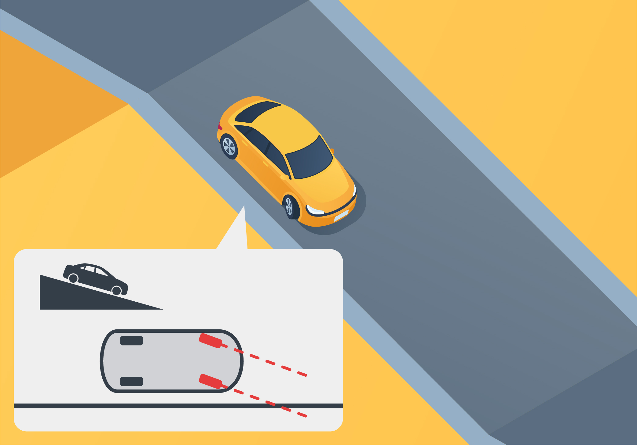 The Basics Of Driving - Where should you turn your vehicle’s front wheels when parking facing downhill on the right side of a street with or without a curb?