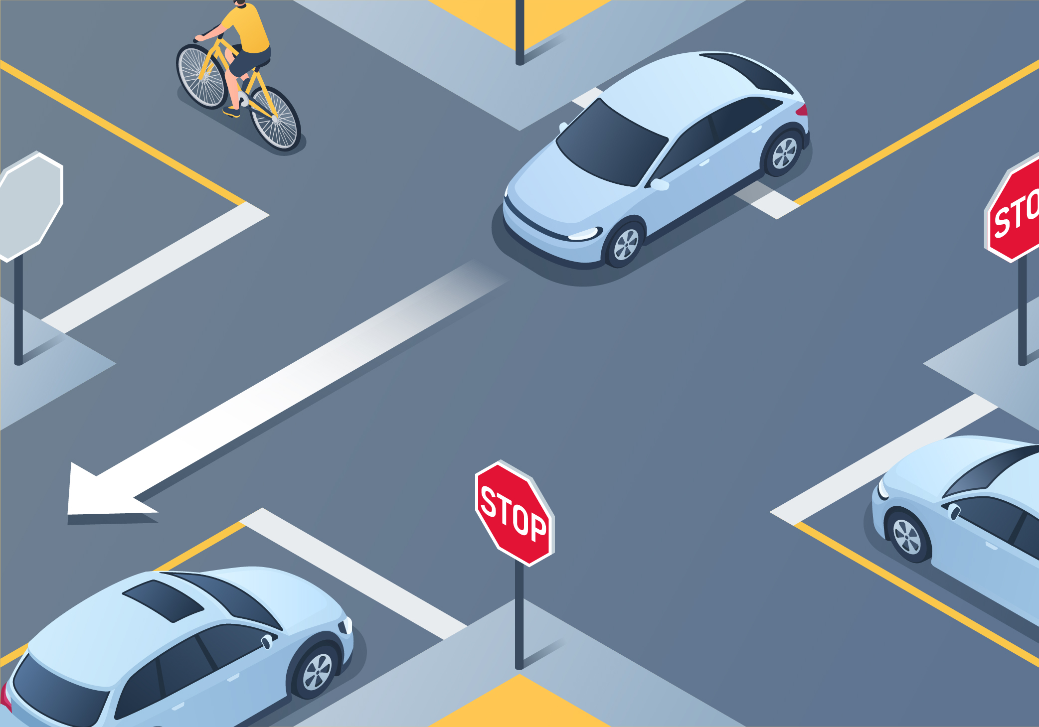 Intersections - After stopping at a stop sign, you should only proceed when: