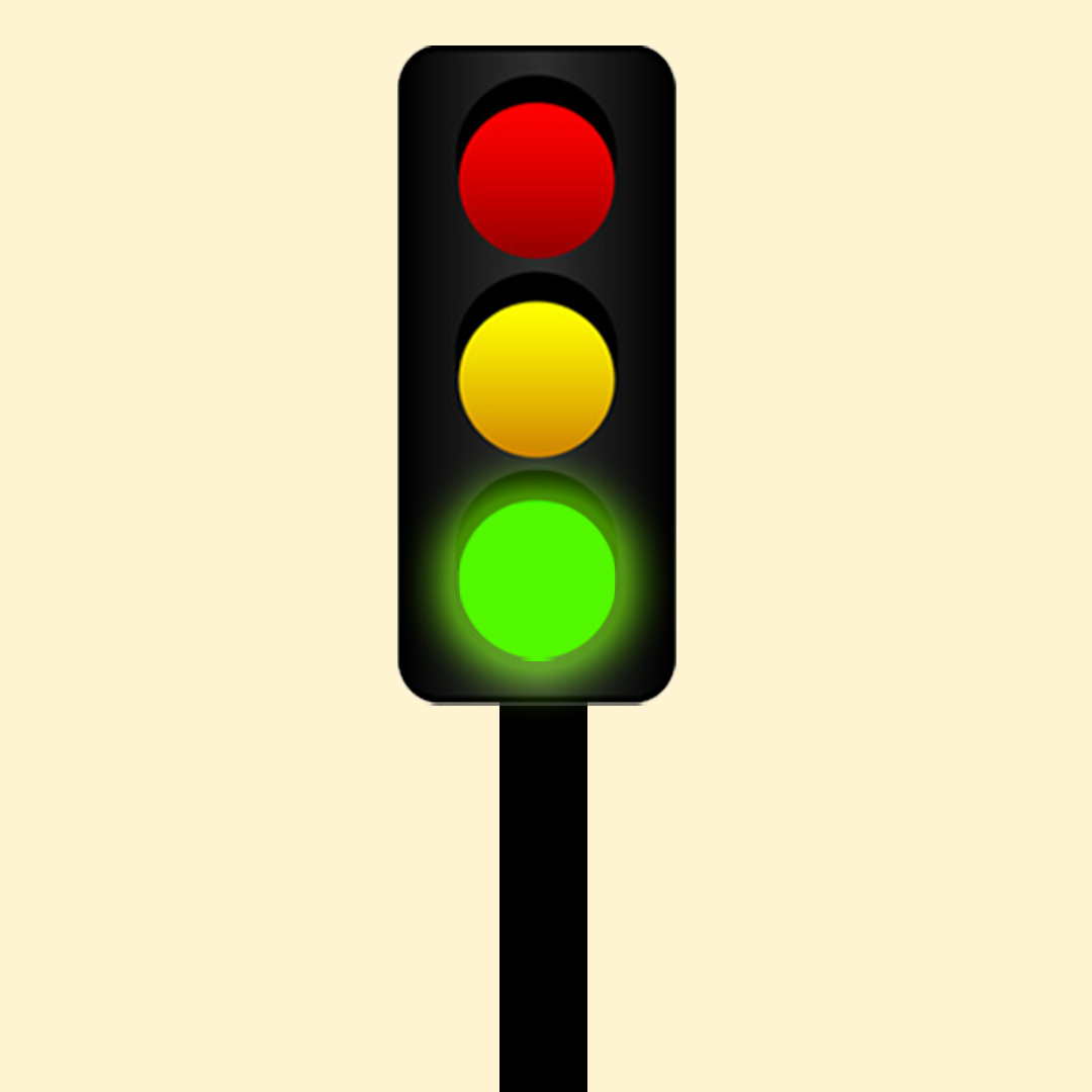 Driving Test Canada - Car Traffic lights & pavement markings - What does this signal mean?