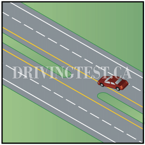 Test 3 - What is the first thing you should check before deciding to make a u-turn?