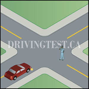 prince-edward-island car - Whether or not a crosswalk is marked, pedestrians always have the right-of-way.