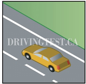 northwest-territories car - Where should you normally drive on a roadway except in cases where you're planning to turn left or pass other vehicles?