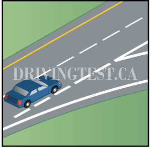 new-brunswick car - What are you legally obligated to do if you see continuity lines on the right side of the lane you are driving in?