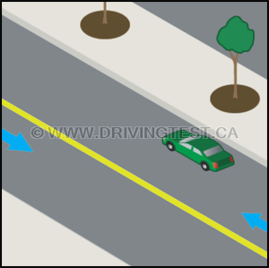 Test 3 - How much visibility do you need on both sides of your vehicle legally park on a highway?