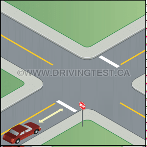 Test 3 - How far away from a flashing beacon, stop sign, yield sign, or traffic control signal do you have to park?