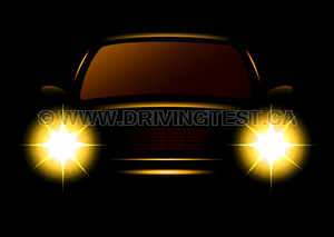 Test 3 - When are you legally obligated to have your headlights on?