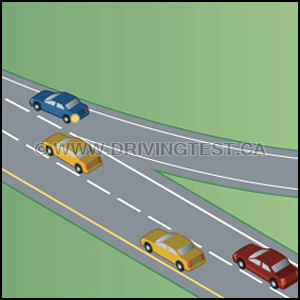 Test 3 - What should you do if you see someone preparing to merge ahead of you on a highway?