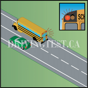 Test 1 - How many points can you get on your license if you fail to stop for a school or mini bus when their flashing lights are on?