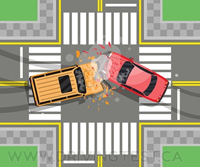 Test 4 - If you arrive at a serious collision, what is the first thing you should do?