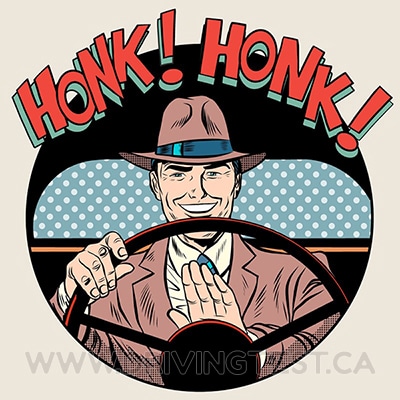 new-brunswick car - From what distance away does your horn need to be able to be heard?